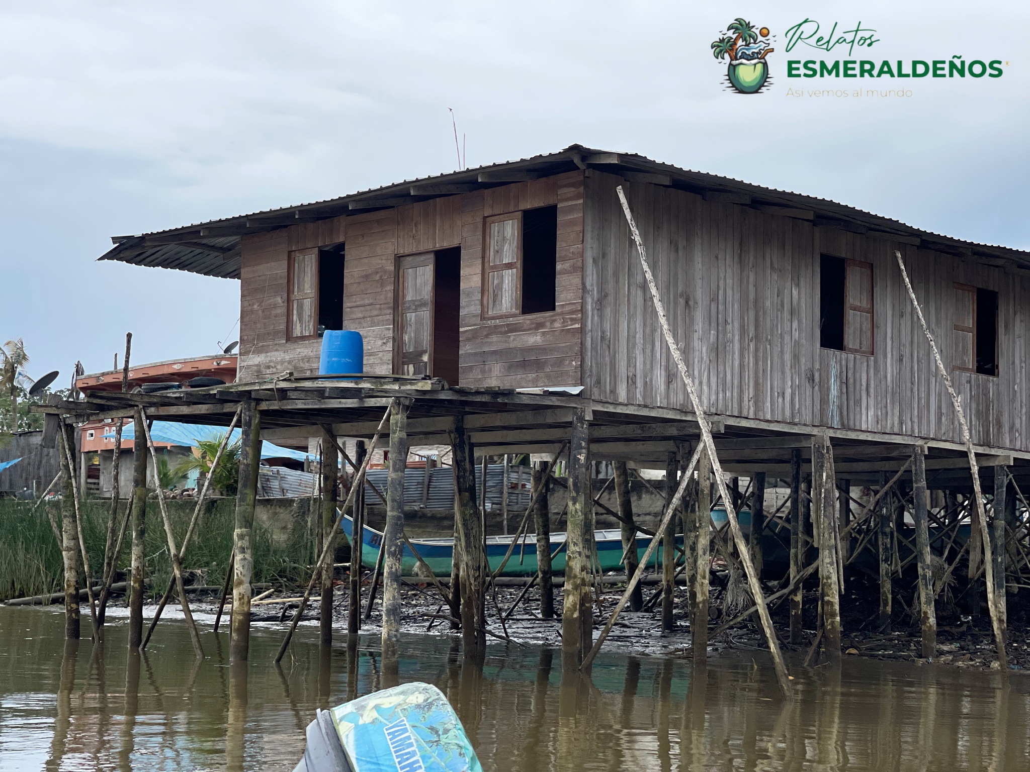 Por la cercanía con el río, algunas casas son palafíticas