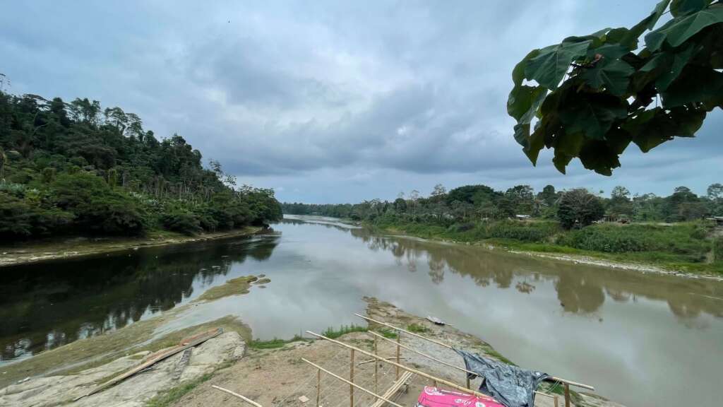 La Puntilla, naciente del río Esmeraldas.