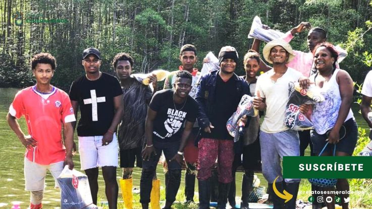 17 jóvenes ayudando a su gente de San Lorenzo