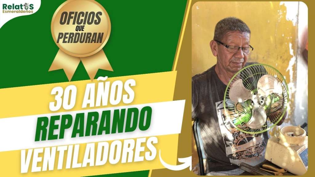 Washington Narváez, el de los ventiladores